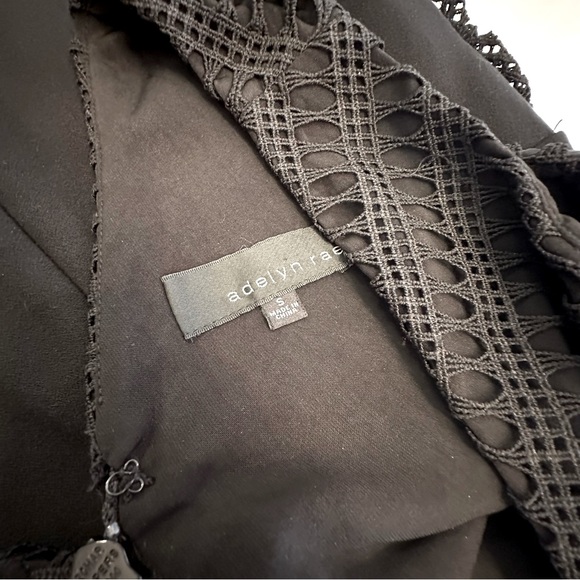 Adelyn Rae Black Lace Romper - Picture 5 of 5